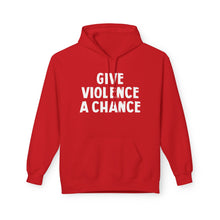 Lions Not Sheep "Give Violence A Chance" Softstyle Fleece Hoodie