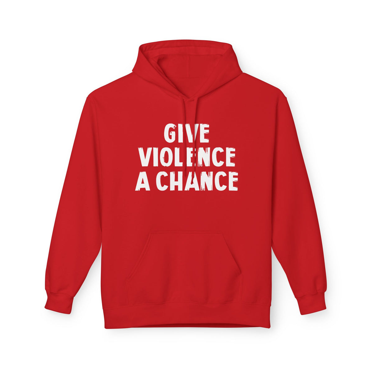 Lions Not Sheep "Give Violence A Chance" Softstyle Fleece Hoodie