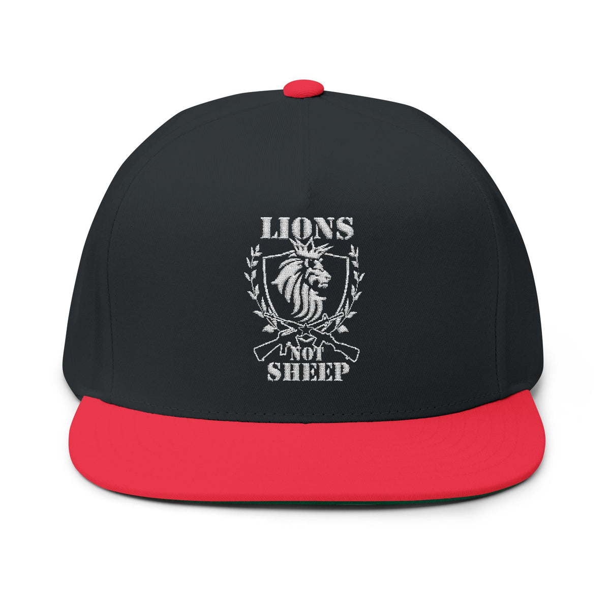 Lions Not Sheep &quot;Rifle&quot; Flat Bill Hat - Dark Version