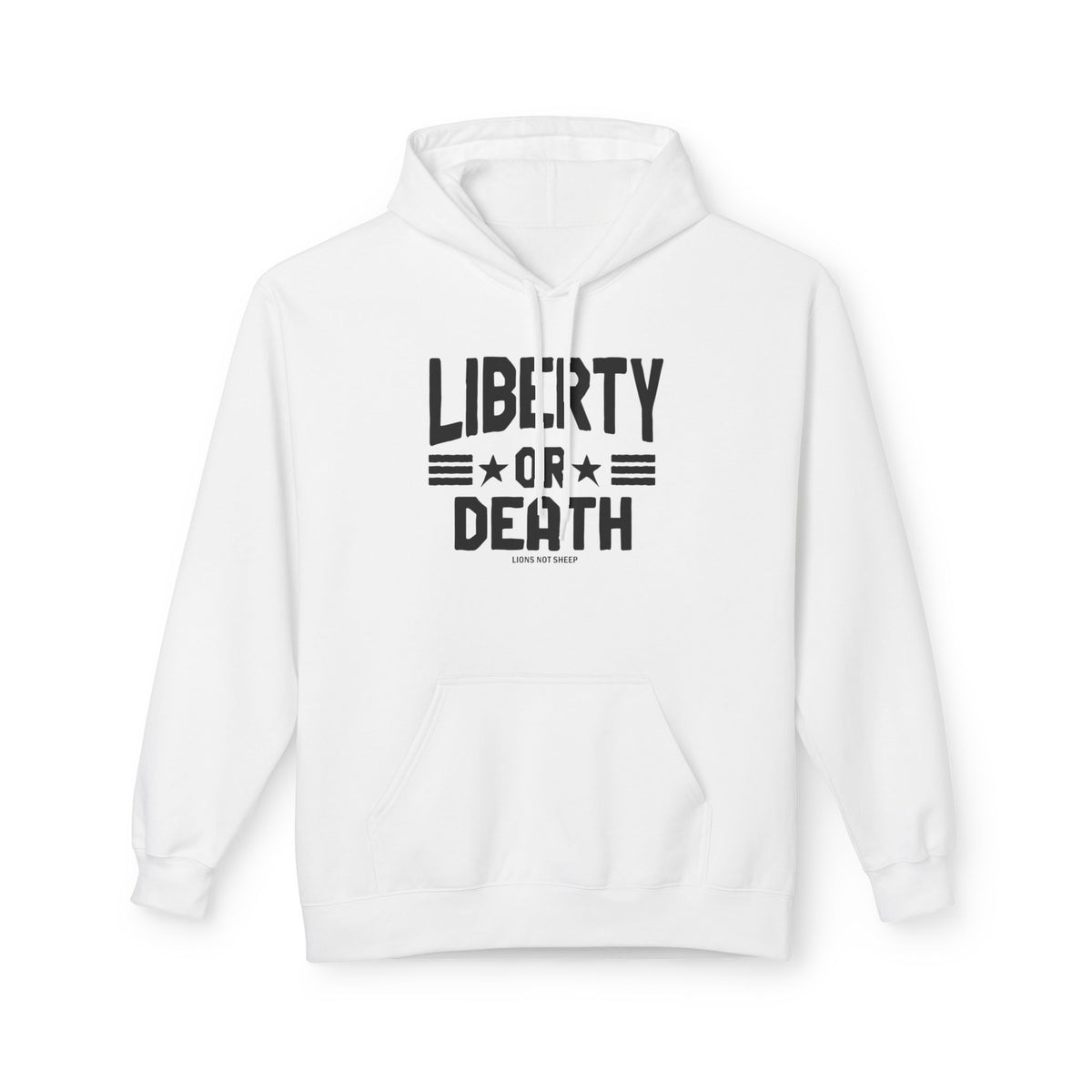 Lions Not Sheep "Liberty or Death" Softstyle Fleece Hoodie