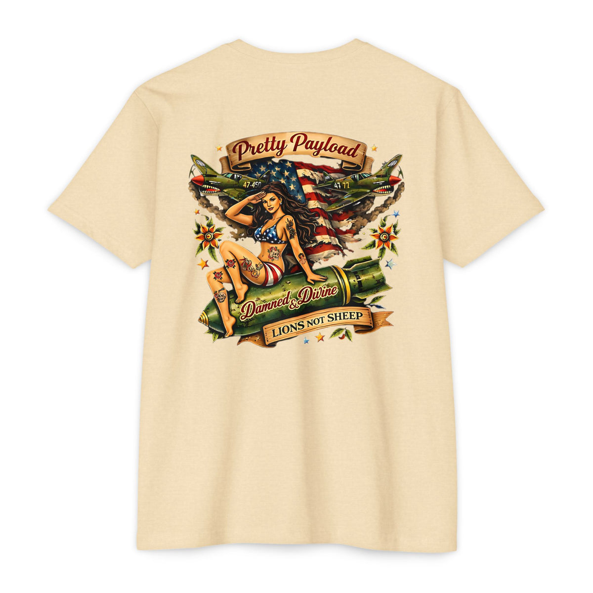 Lions Not Sheep "Pretty Payload" Tee