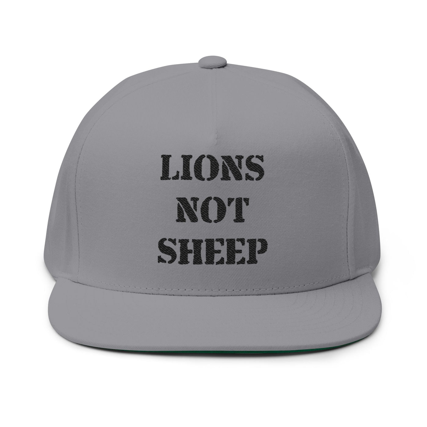 Lions Not Sheep "OG" Flat Bill Hat - Light Version Old