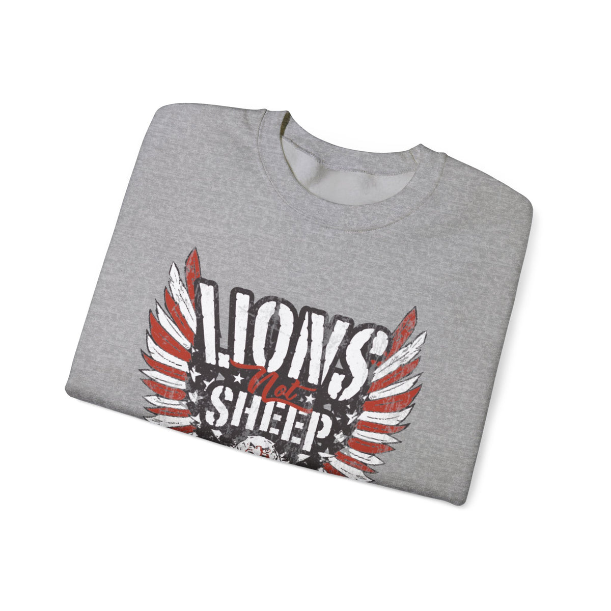 Lions Not Sheep "America" Unisex Crewneck Sweatshirt