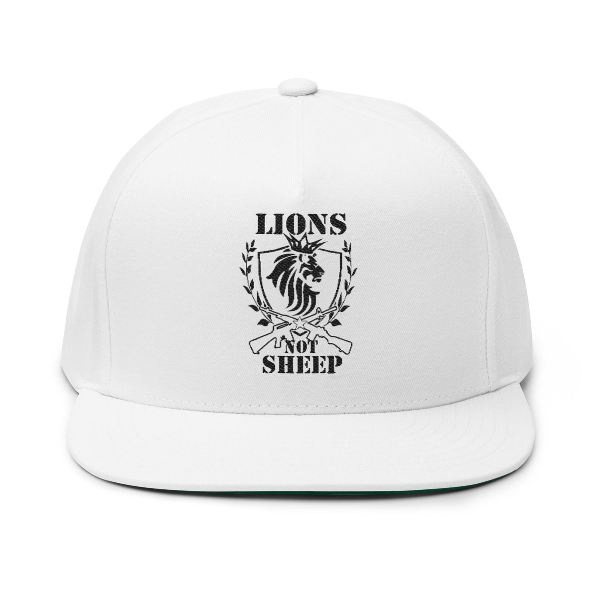 Lions Not Sheep "Rifle" Flat Bill Hat - Light Version Old