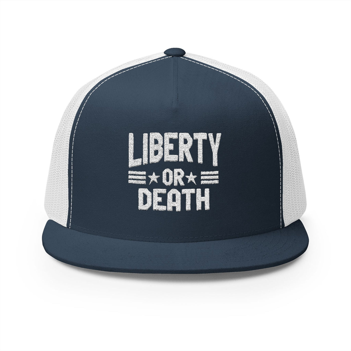 Lions Not Sheep "Liberty or Death" 5 Panel Trucker Hat - Dark Version Old