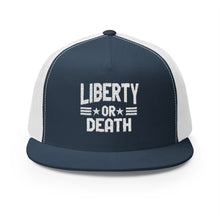 Lions Not Sheep "Liberty or Death" 5 Panel Trucker Hat - Dark Version Old