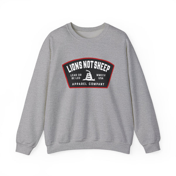 Lions Not Sheep "Lead From the Front" Unisex Crewneck Sweatshirt