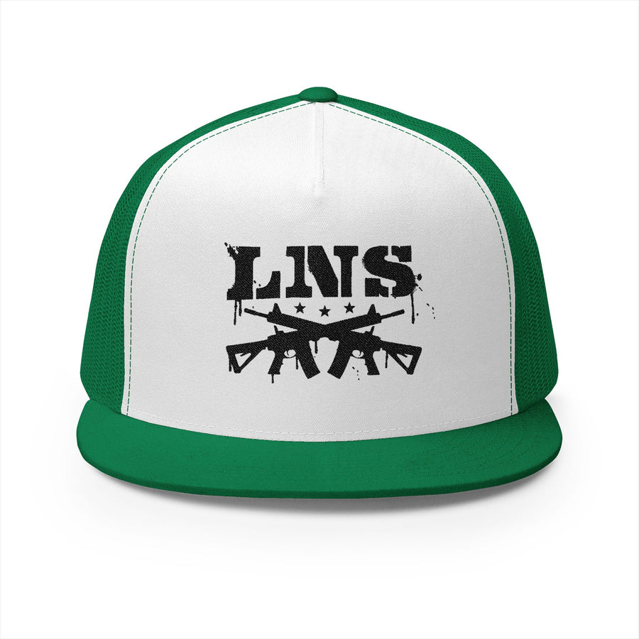 Lions Not Sheep "AR-15" 5 Panel Trucker Hat - Light Version Old