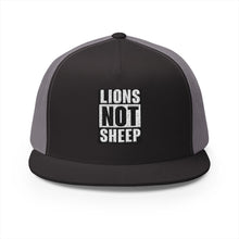 Lions Not Sheep "Straight Outta" 5 Panel Trucker Hat Old