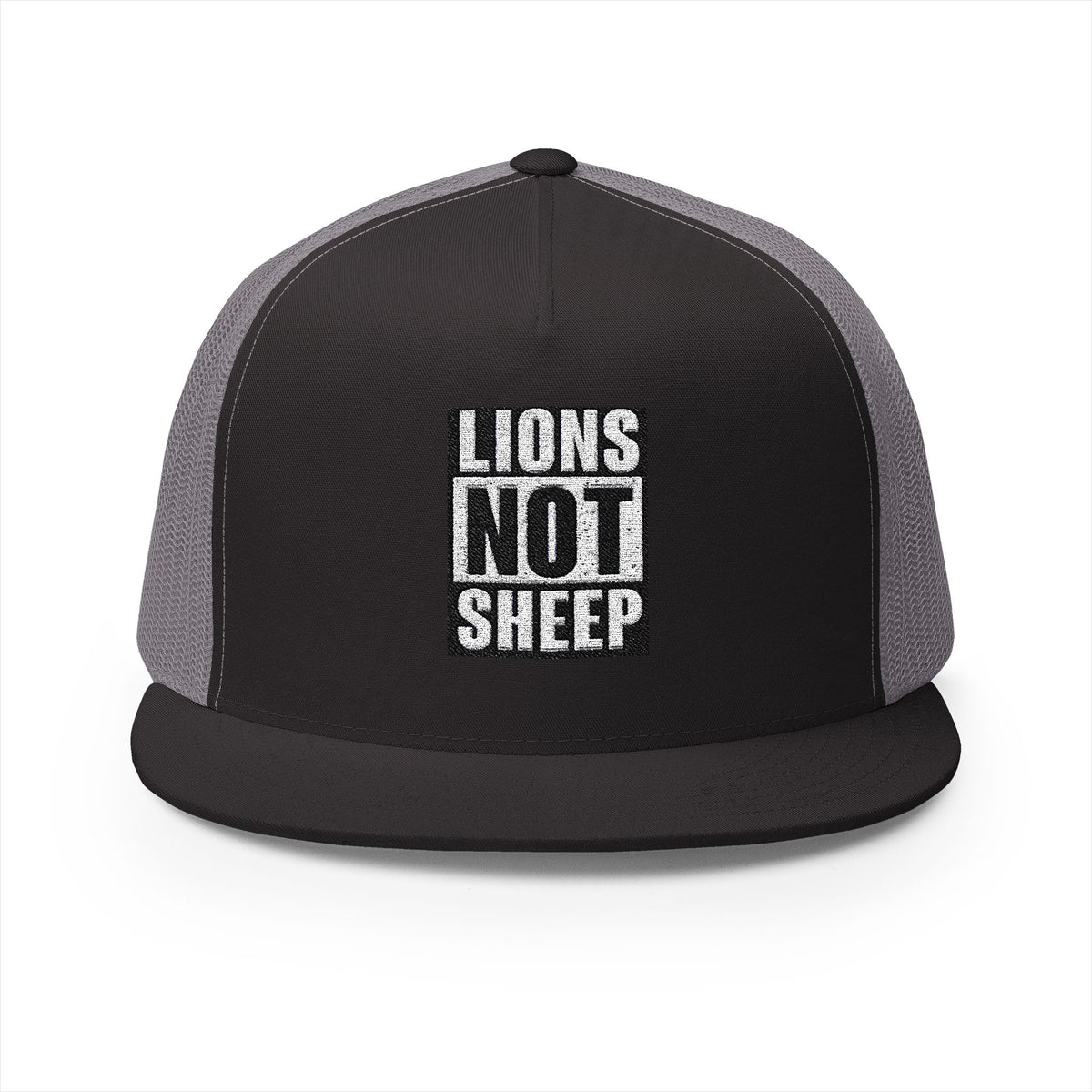 Lions Not Sheep &quot;Straight Outta&quot; 5 Panel Trucker Hat