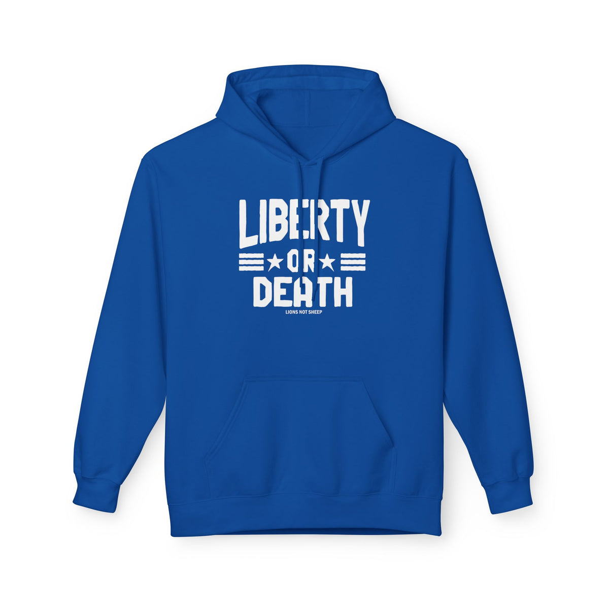 Lions Not Sheep "Liberty or Death" Softstyle Fleece Hoodie