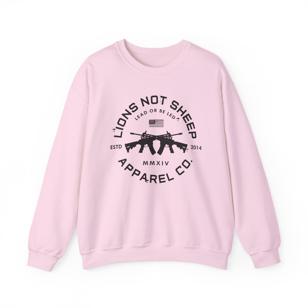 Lions Not Sheep "Cross Guns" Unisex Crewneck Sweatshirt