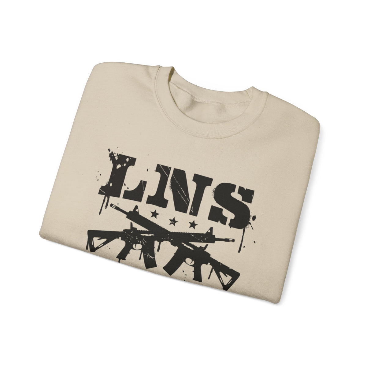 Lions Not Sheep "Crossed Guns" Unisex Crewneck Sweatshirt