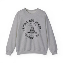 Lions Not Sheep "Don't Tread on Me" Unisex Crewneck Sweatshirt