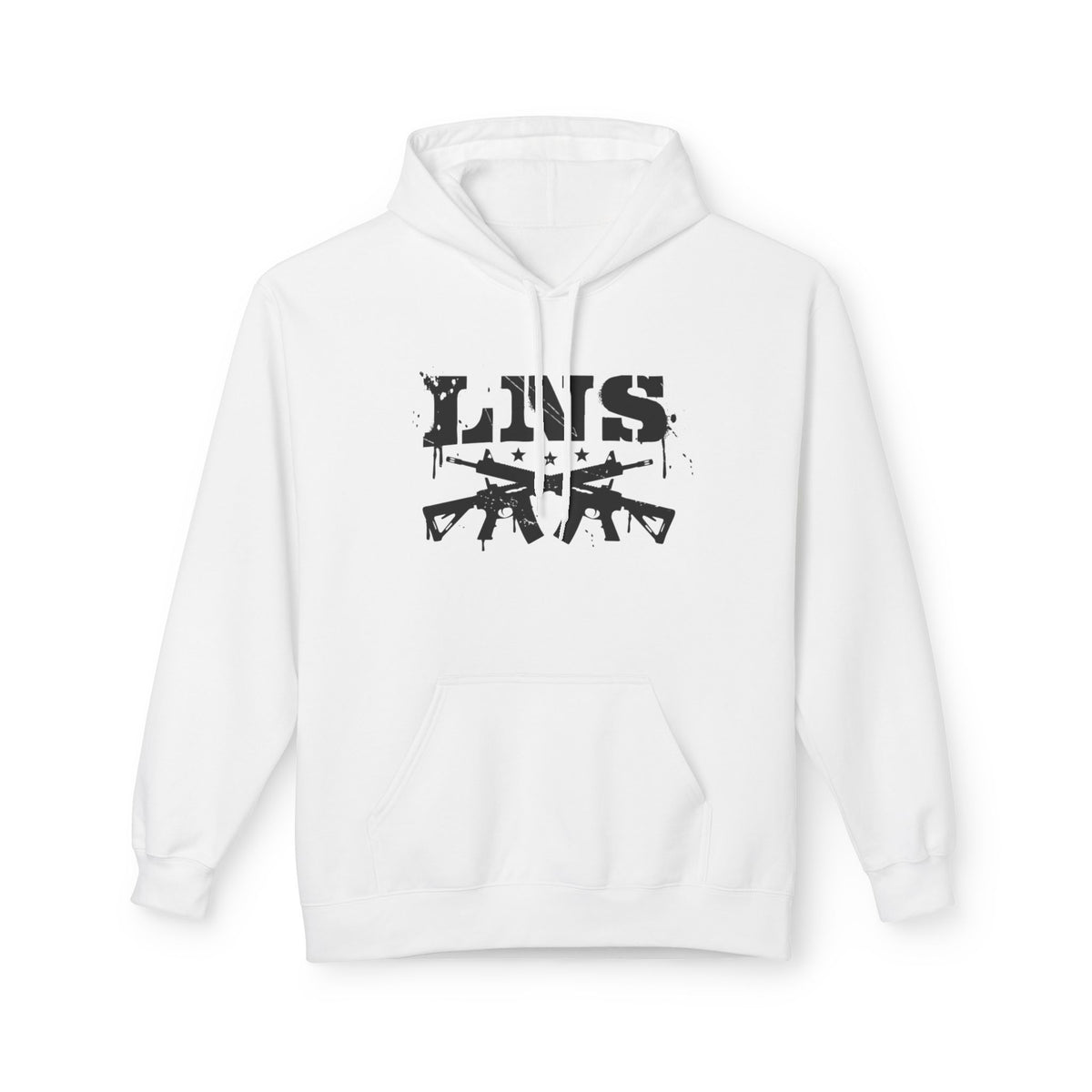 Lions Not Sheep "Crossed Guns" Softstyle Fleece Hoodie