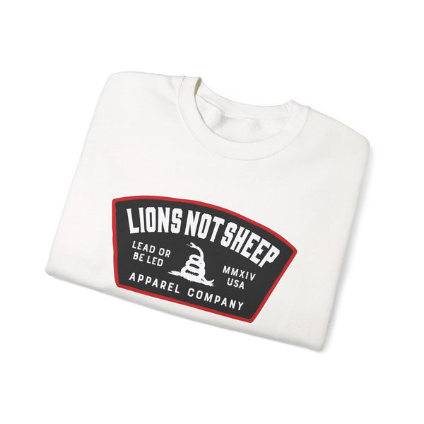 Lions Not Sheep "Lead From the Front" Unisex Crewneck Sweatshirt