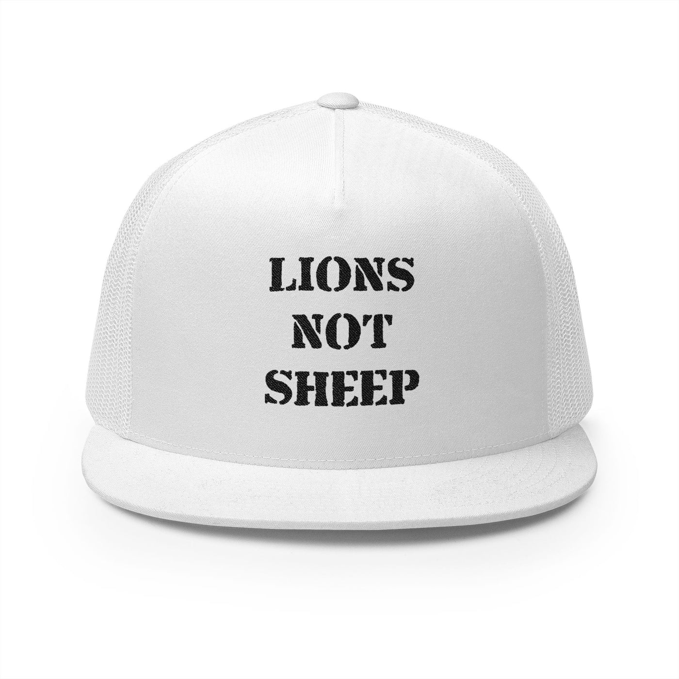 Lions Not Sheep "OG" 5 Panel Trucker Hat - Light Version Old