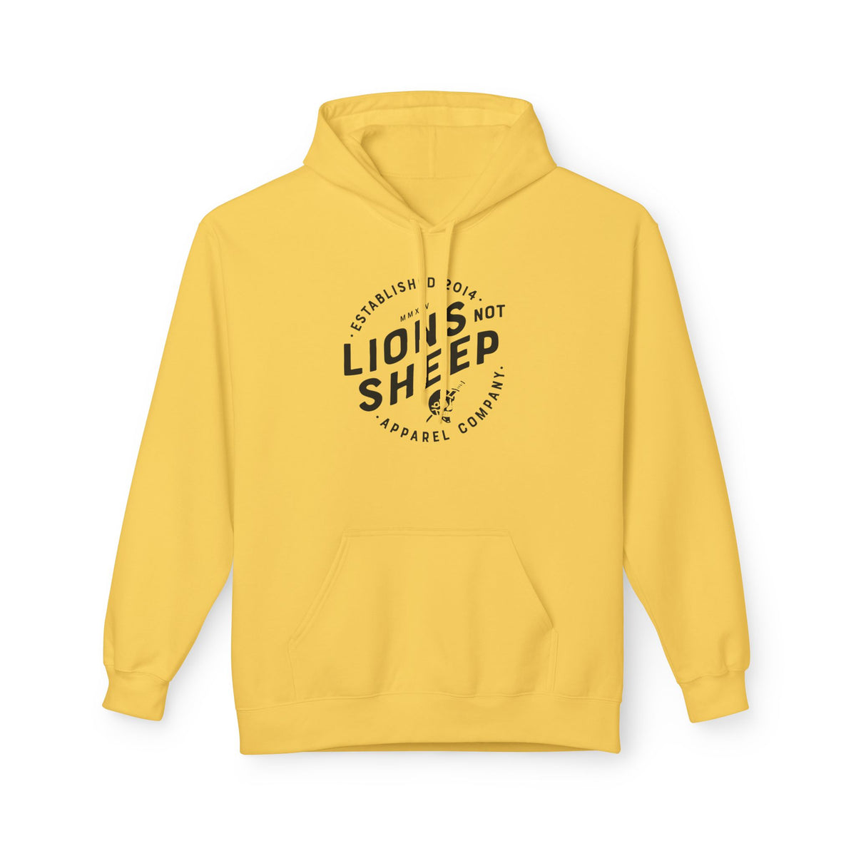 Lions Not Sheep "Vintage Skull" Softstyle Fleece Hoodie