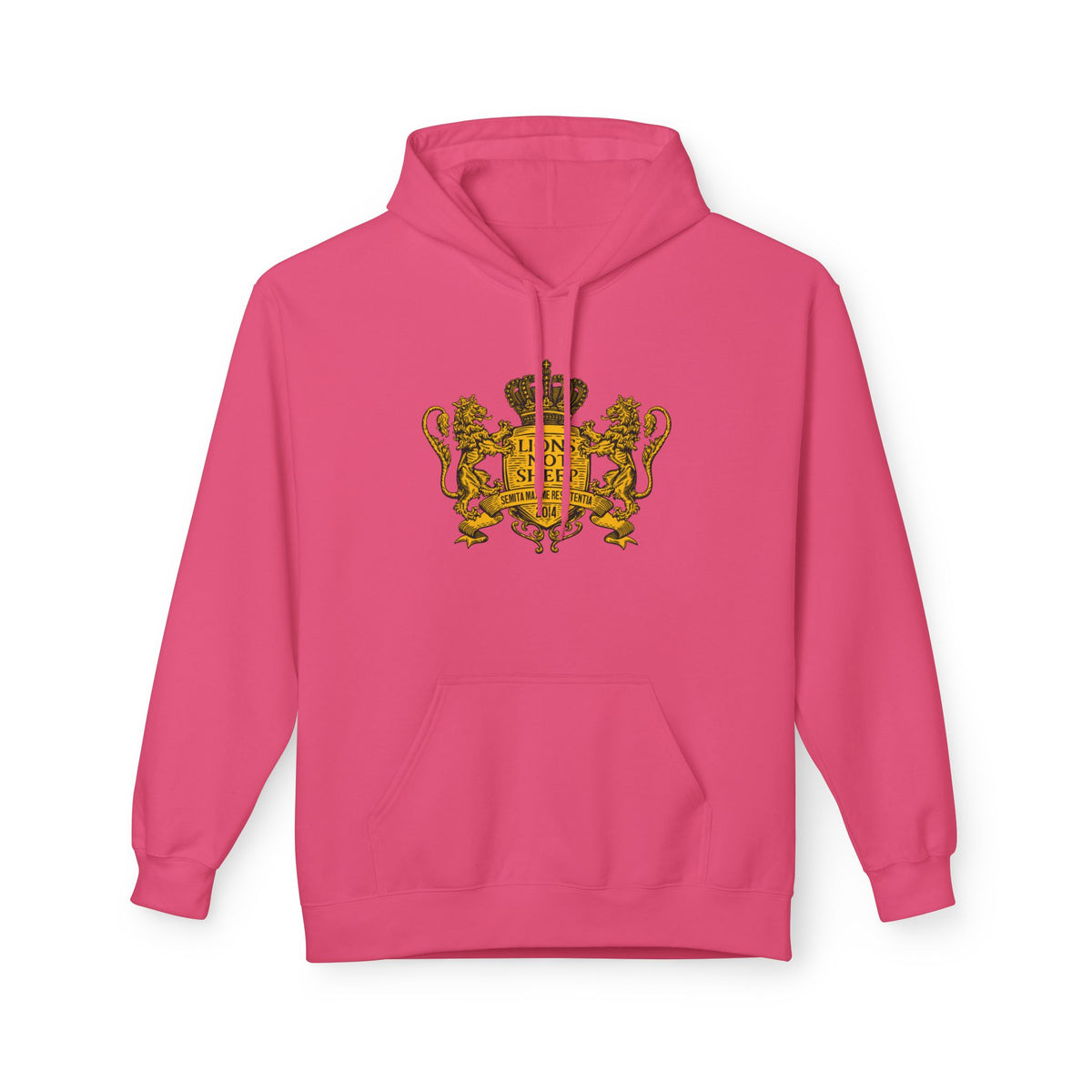 Lions Not Sheep "Coat of Arms" Softstyle Fleece Hoodie