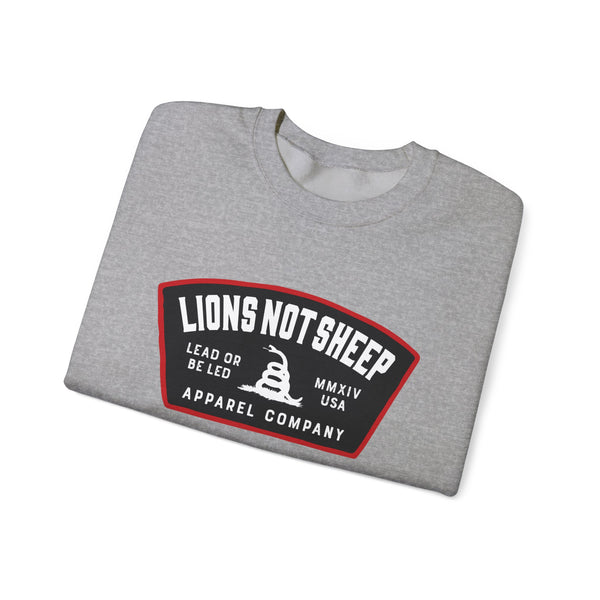 Lions Not Sheep "Lead From the Front" Unisex Crewneck Sweatshirt