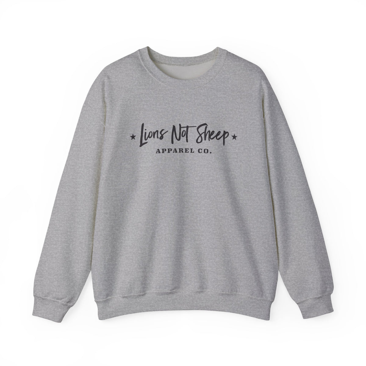 Lions Not Sheep "Apparel Co." Unisex Crewneck Sweatshirt