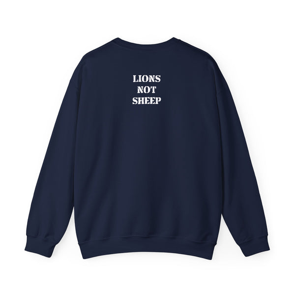 Lions Not Sheep "Vintage Eagle" Unisex Crewneck Sweatshirt