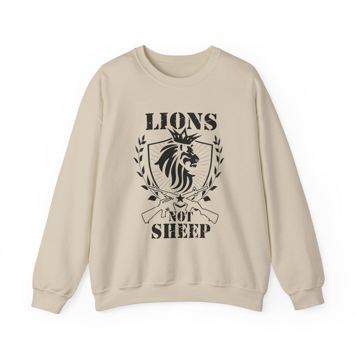 Lions Not Sheep "Rifle" Unisex Crewneck Sweatshirt