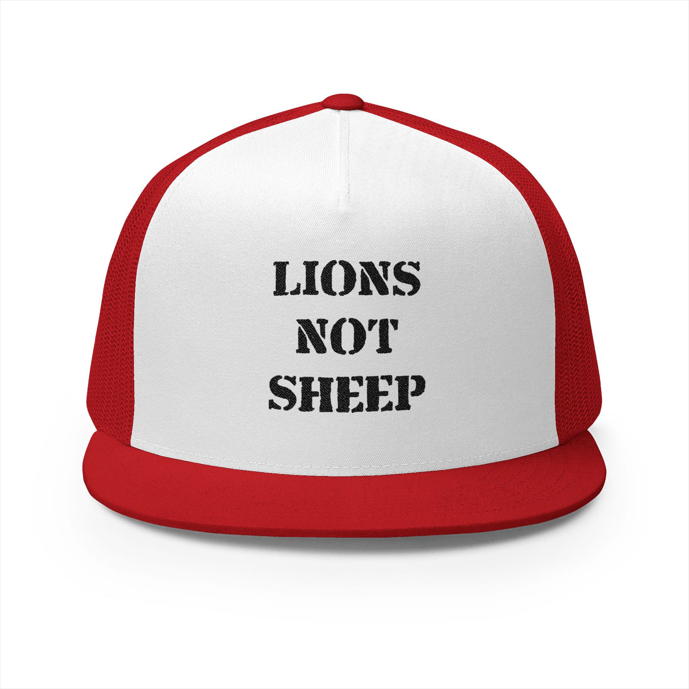 Lions Not Sheep "OG" 5 Panel Trucker Hat - Light Version Old