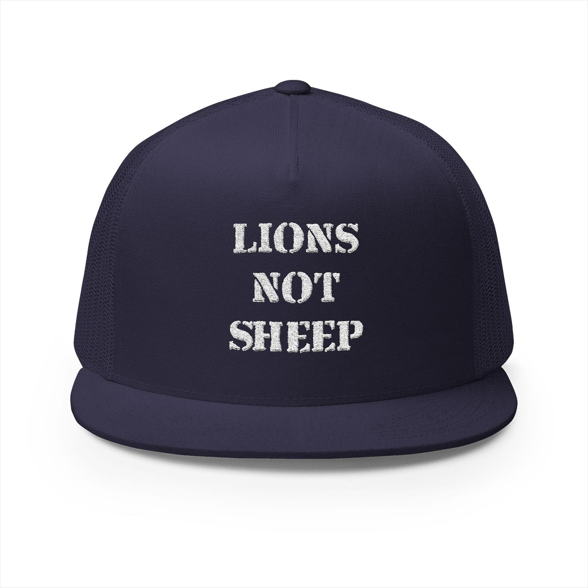 Lions Not Sheep &quot;OG&quot; 5 Panel Trucker Hat - Dark Version