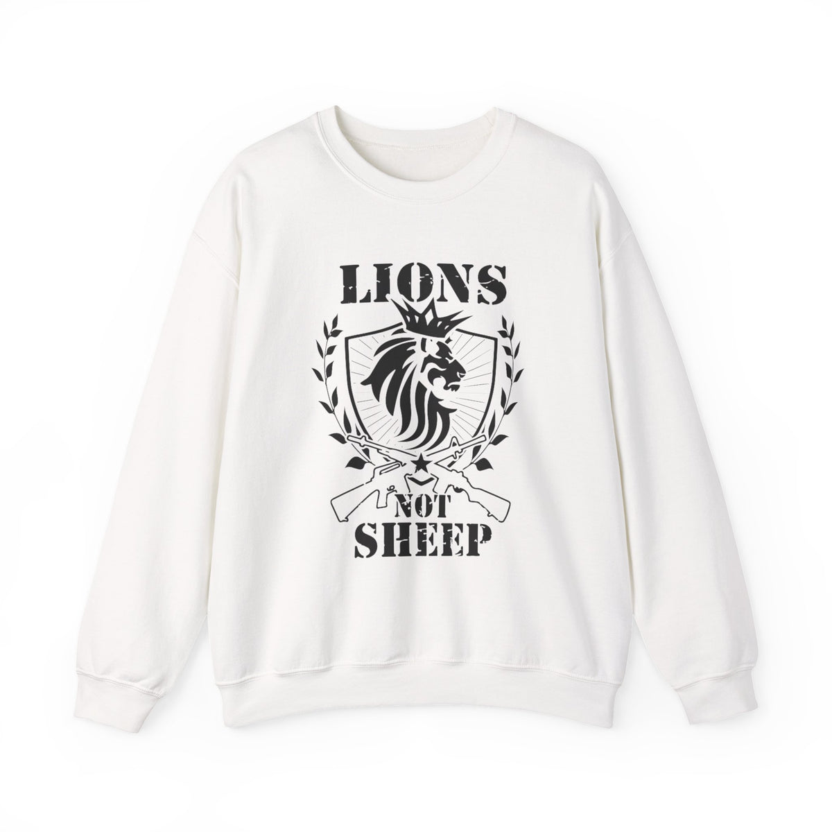 Lions Not Sheep "Rifle" Unisex Crewneck Sweatshirt