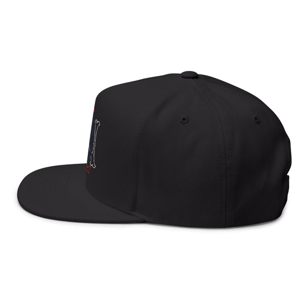Lions Not Sheep "Yankee" Flat Bill Hat - Dark Version Old