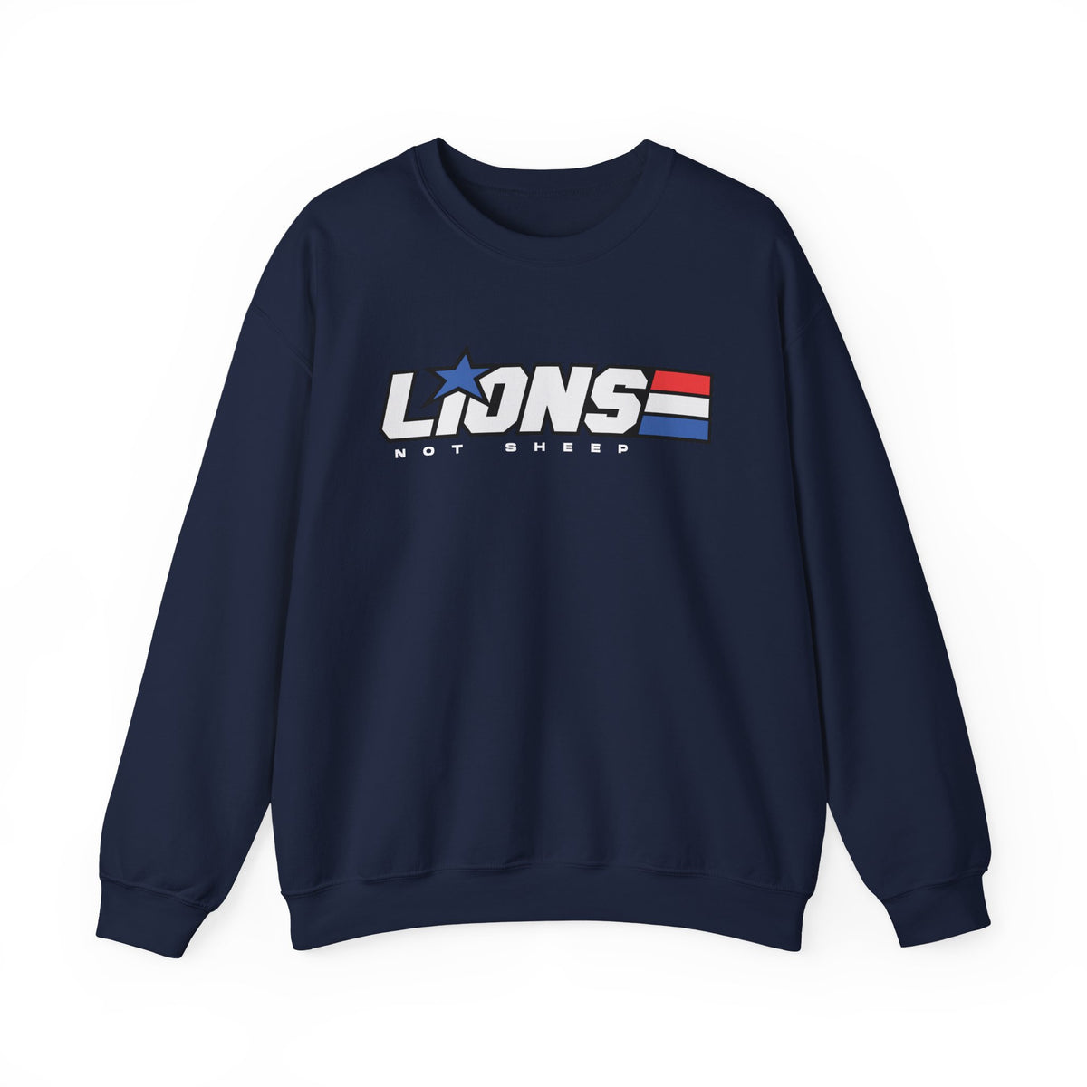 Lions Not Sheep "American Hero" Unisex Crewneck Sweatshirt