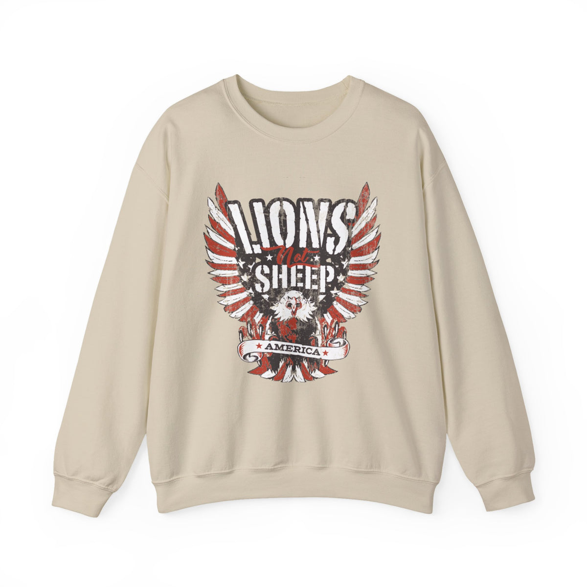 Lions Not Sheep "America" Unisex Crewneck Sweatshirt