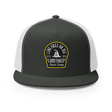Lions Not Sheep "Live Free or Die" 5 Panel Trucker Hat Old