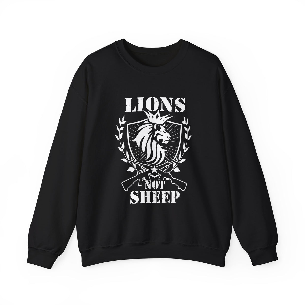Lions Not Sheep "Rifle" Unisex Crewneck Sweatshirt