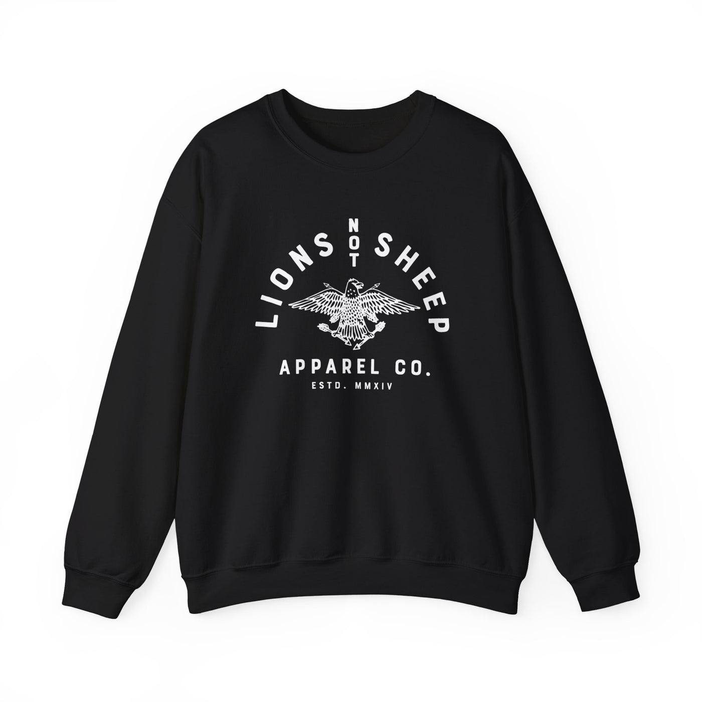 Lions Not Sheep "Vintage Eagle" Unisex Crewneck Sweatshirt