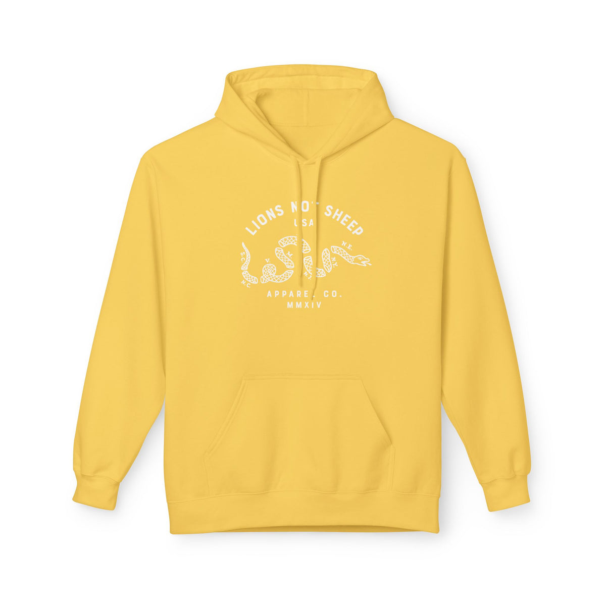Lions Not Sheep "Vintage Snake" Softstyle Fleece Hoodie
