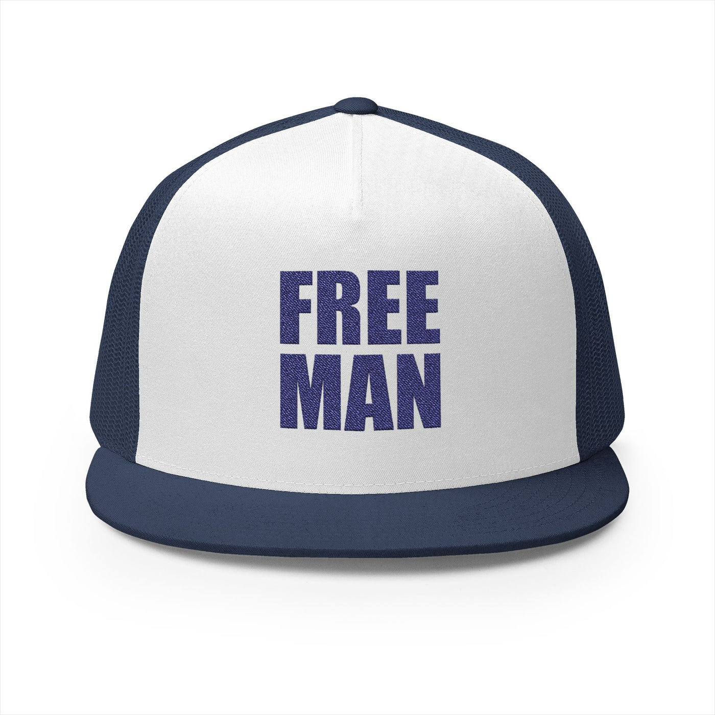 Lions Not Sheep "Free Man" 5 Panel Trucker Hat - Light Version Old