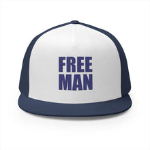 Lions Not Sheep "Free Man" 5 Panel Trucker Hat - Light Version Old