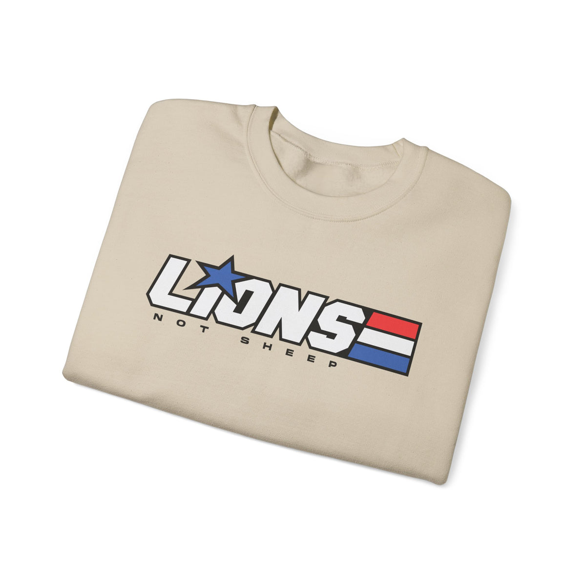 Lions Not Sheep "American Hero" Unisex Crewneck Sweatshirt