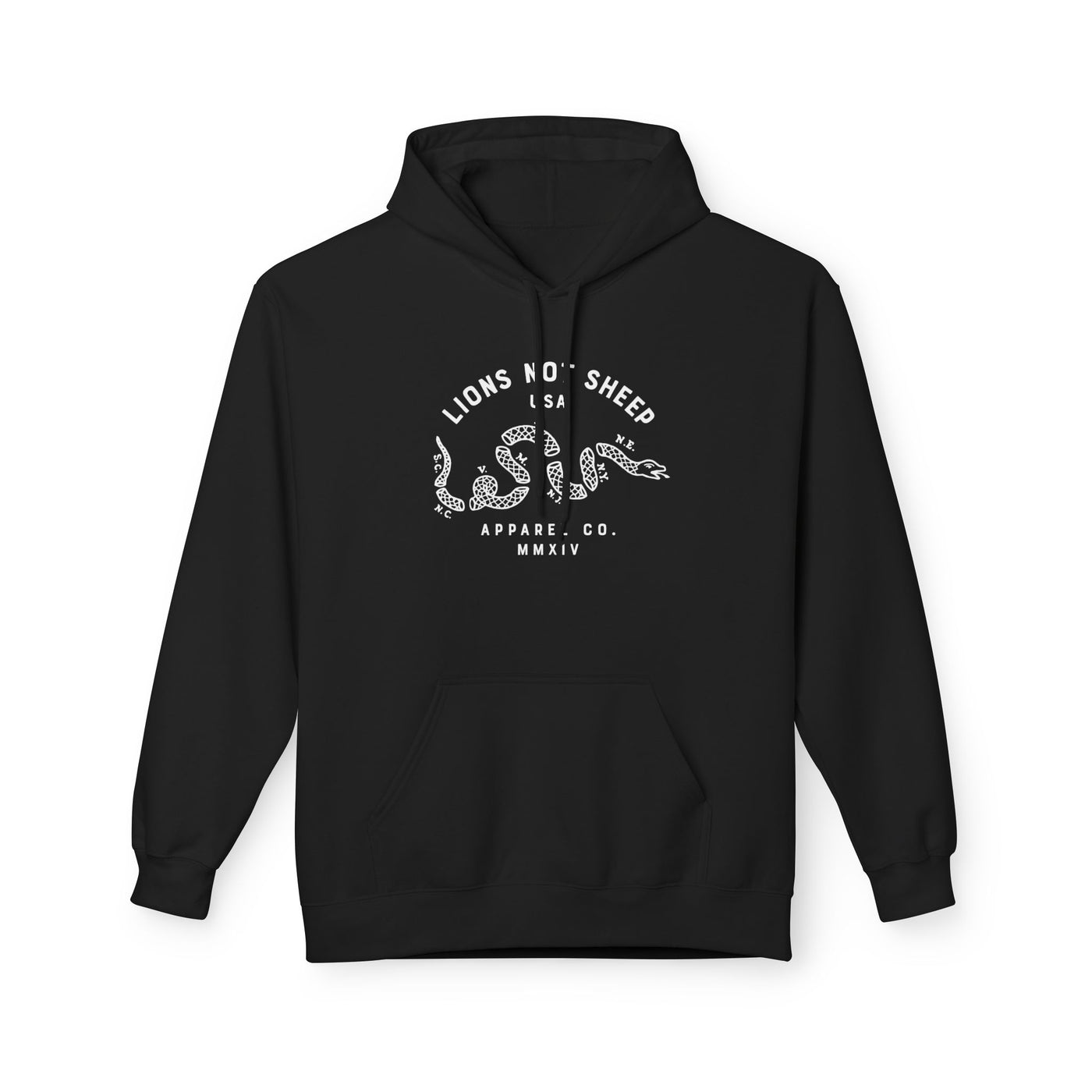 Lions Not Sheep "Vintage Snake" Softstyle Fleece Hoodie