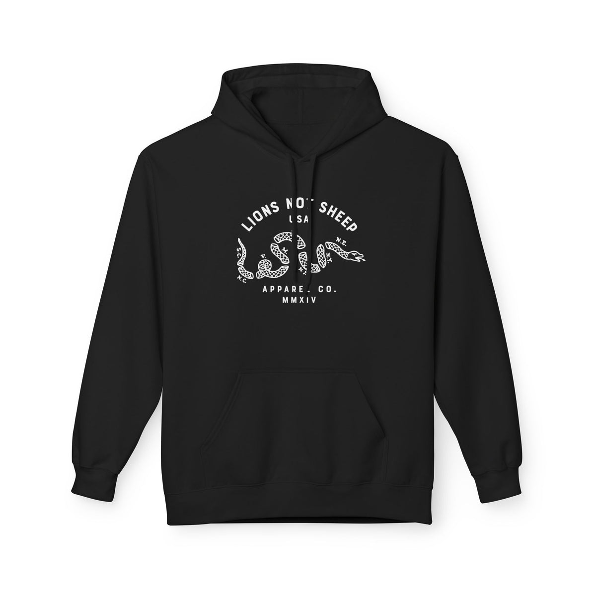 Lions Not Sheep "Vintage Snake" Softstyle Fleece Hoodie