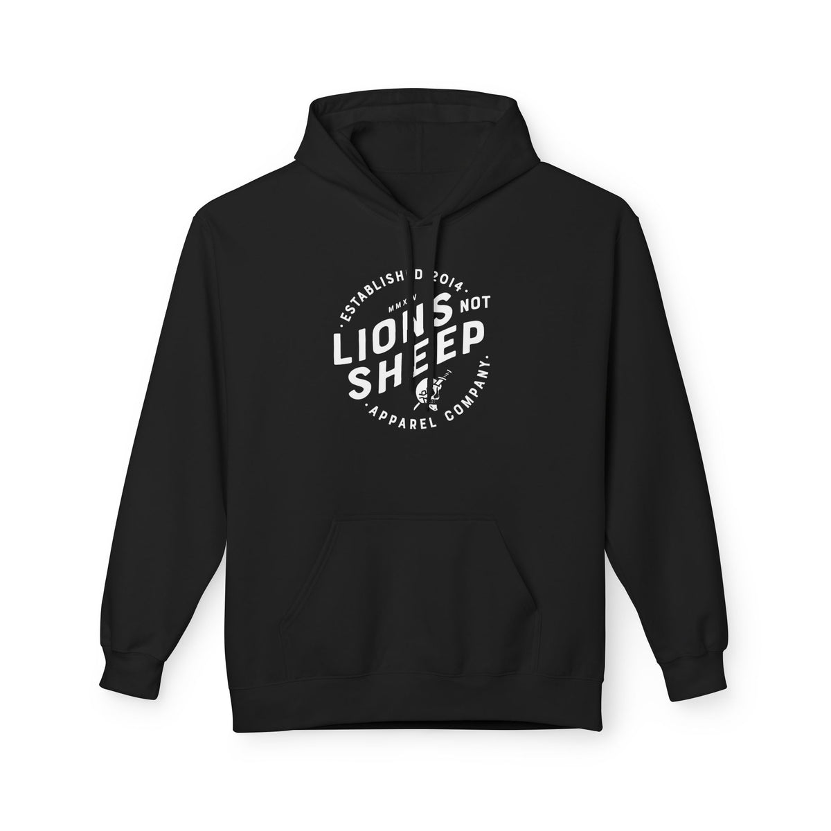 Lions Not Sheep "Vintage Skull" Softstyle Fleece Hoodie
