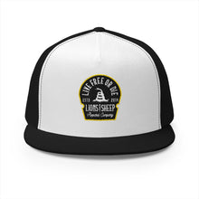 Lions Not Sheep "Live Free or Die" 5 Panel Trucker Hat Old