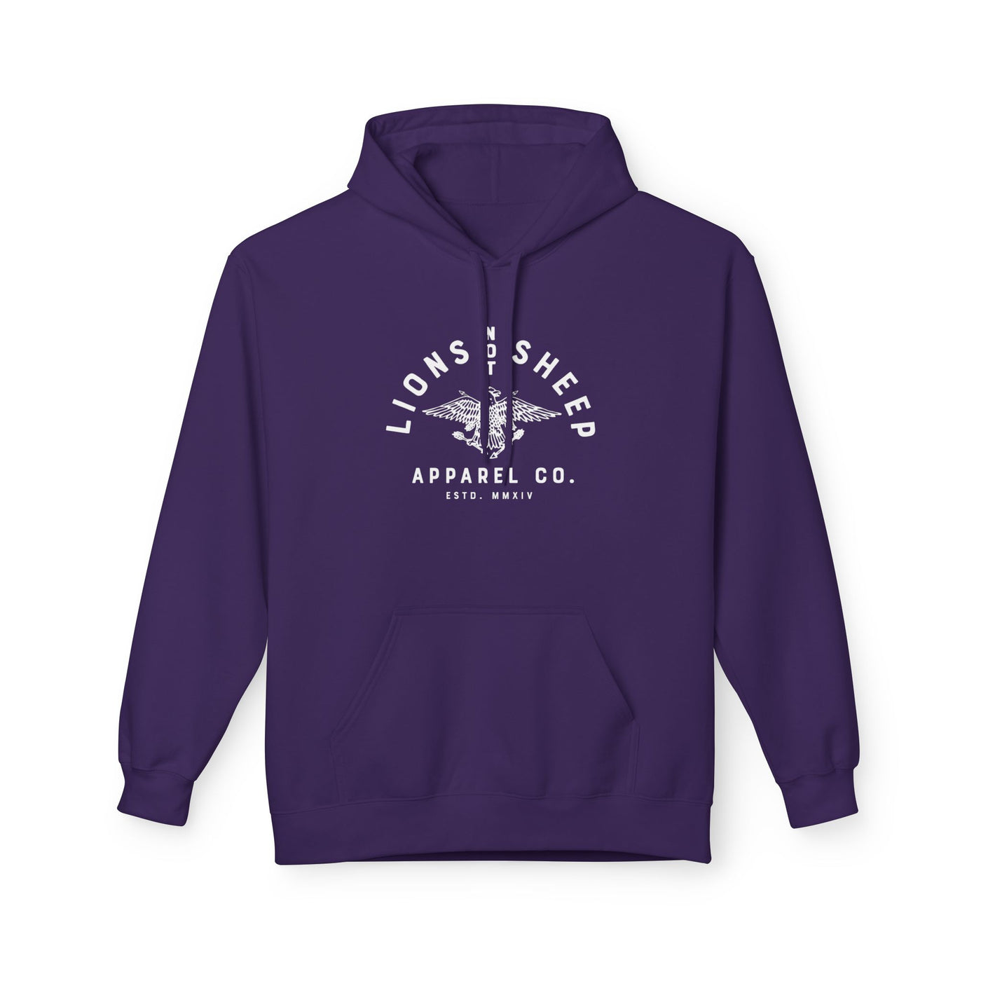 Lions Not Sheep "Vintage Eagle" Softstyle Fleece Hoodie