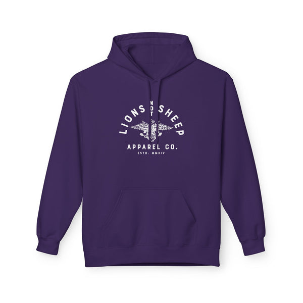 Lions Not Sheep "Vintage Eagle" Softstyle Fleece Hoodie