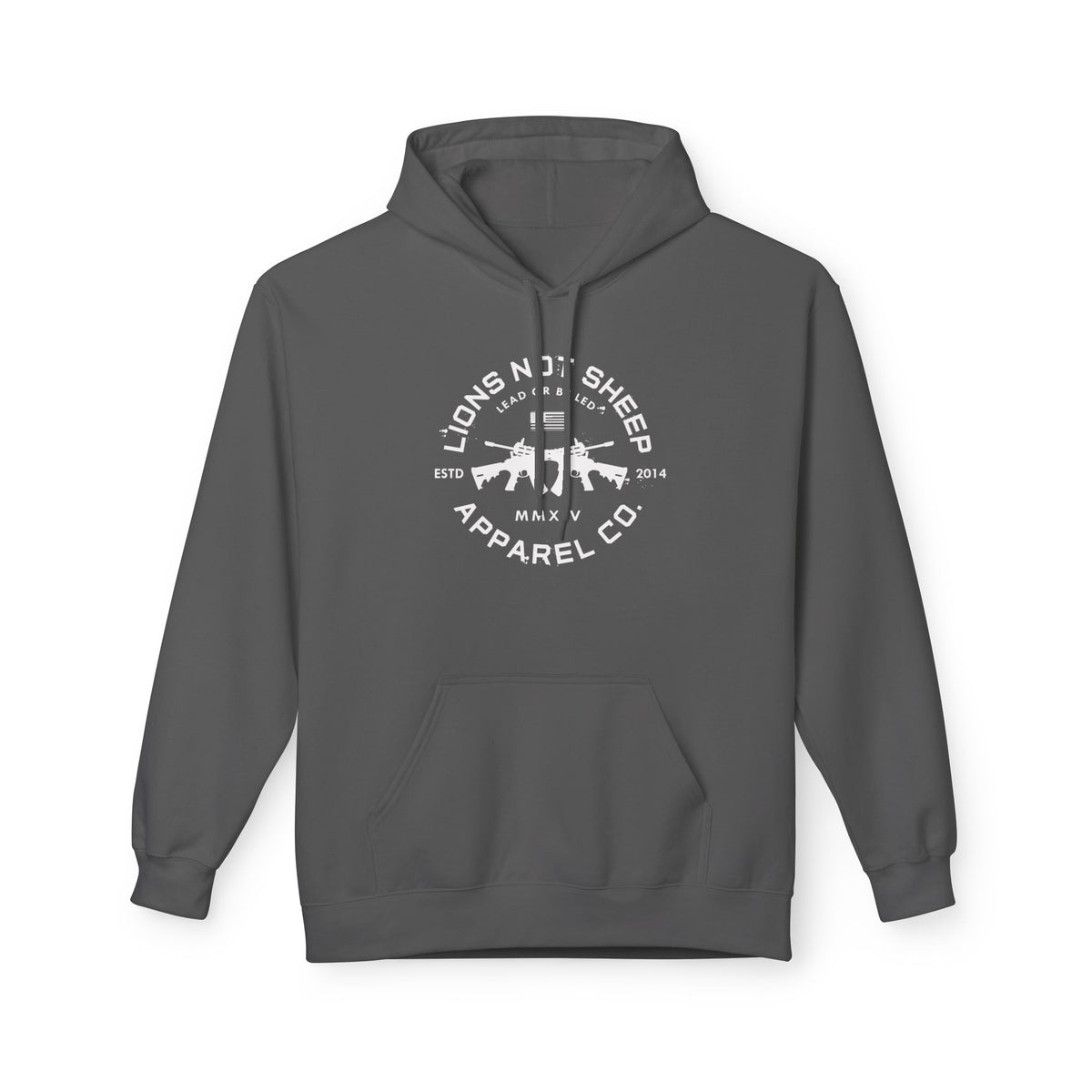 Lions Not Sheep "Cross Guns" Softstyle Fleece Hoodie