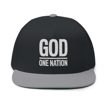 Lions Not Sheep "God's Nation" Flat Bill Hat - Dark Version Old