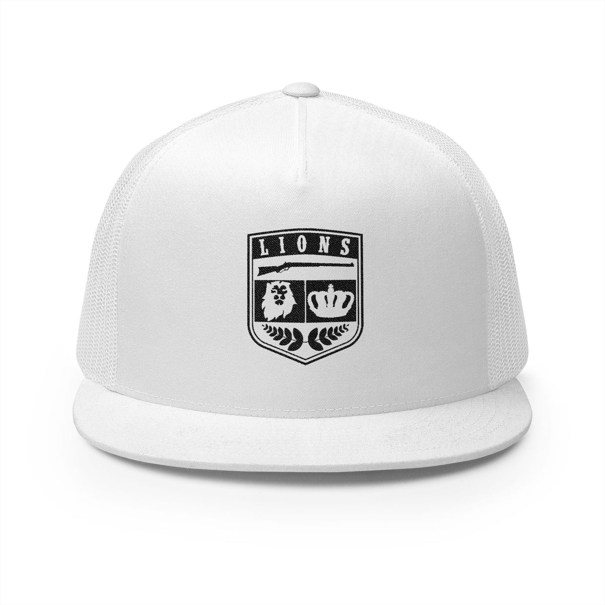 Lions Not Sheep &quot;Crest&quot; 5 Panel Trucker Hat - Light Version