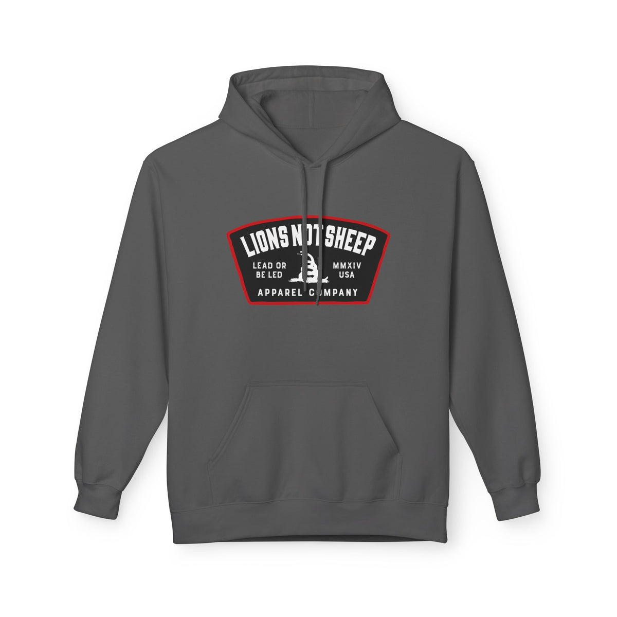 Lions Not Sheep "Lead From the Front" Softstyle Fleece Hoodie